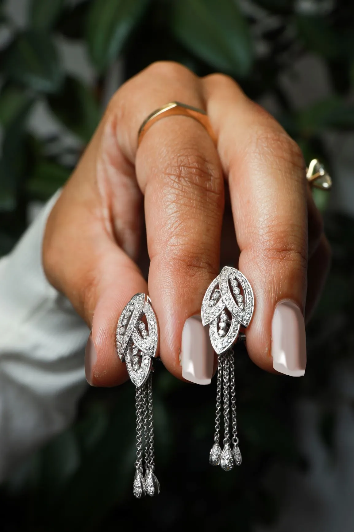 0.75 ctw Diamond Vintage Inspired Earrings