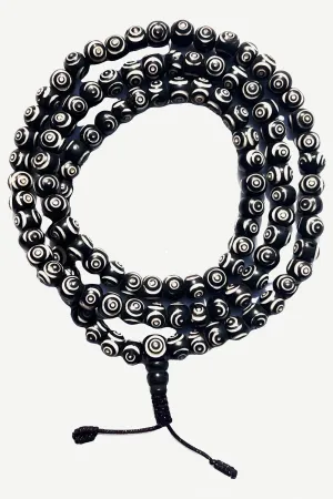 10 mm Mandala 108 beads Prayer Meditation Mala Necklace