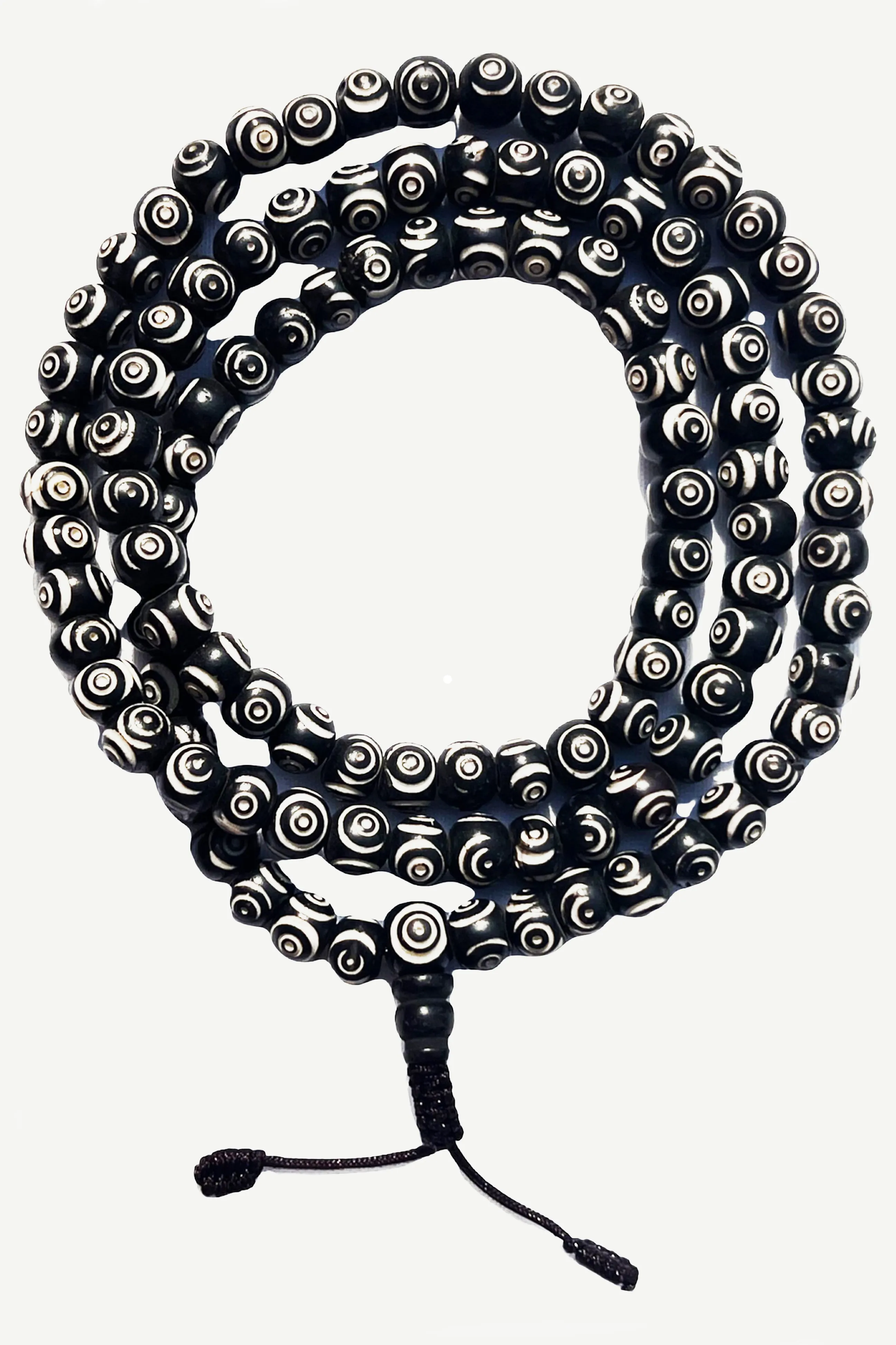 10 mm Mandala 108 beads Prayer Meditation Mala Necklace