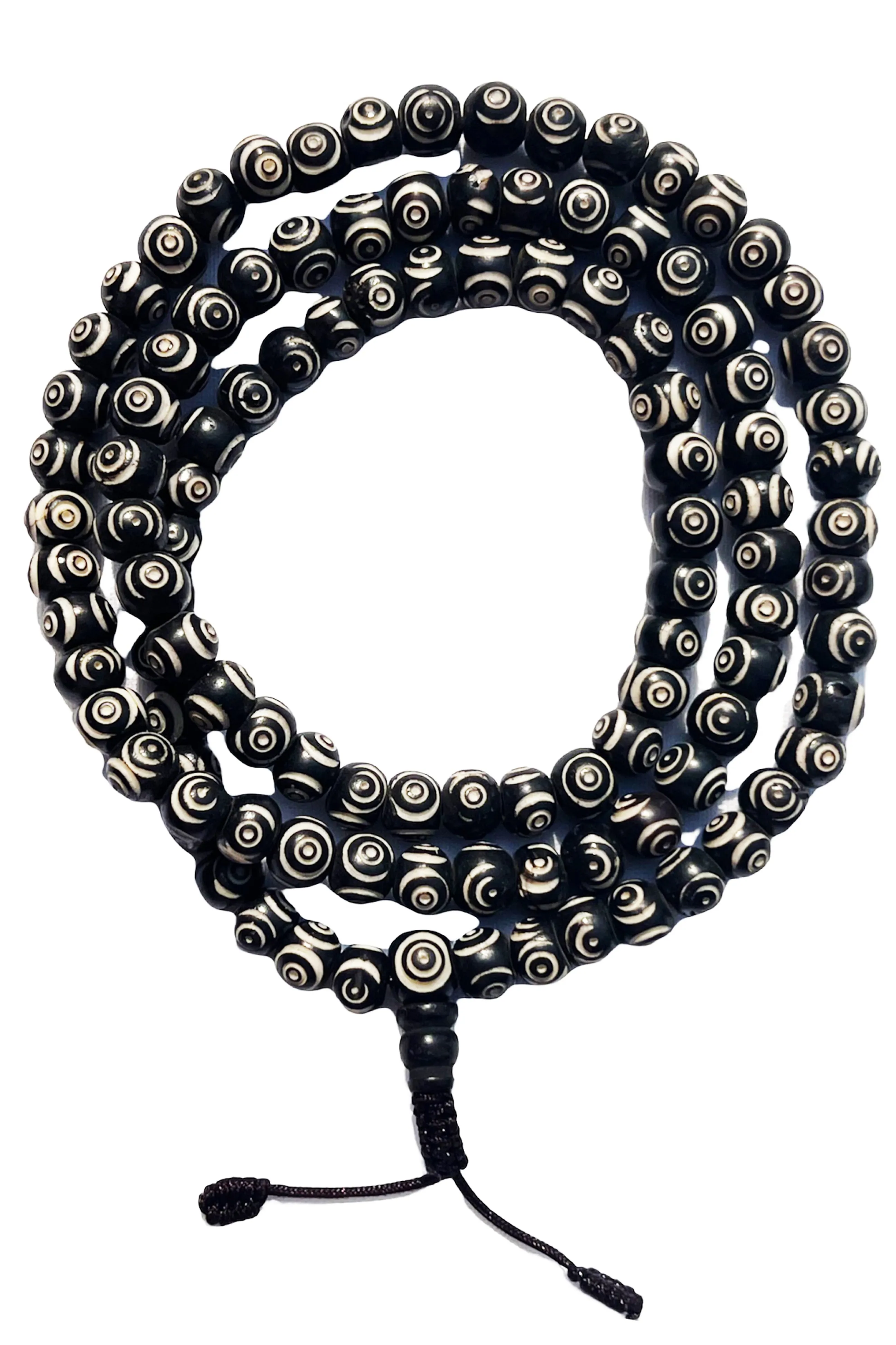 10 mm Mandala 108 beads Prayer Meditation Mala Necklace
