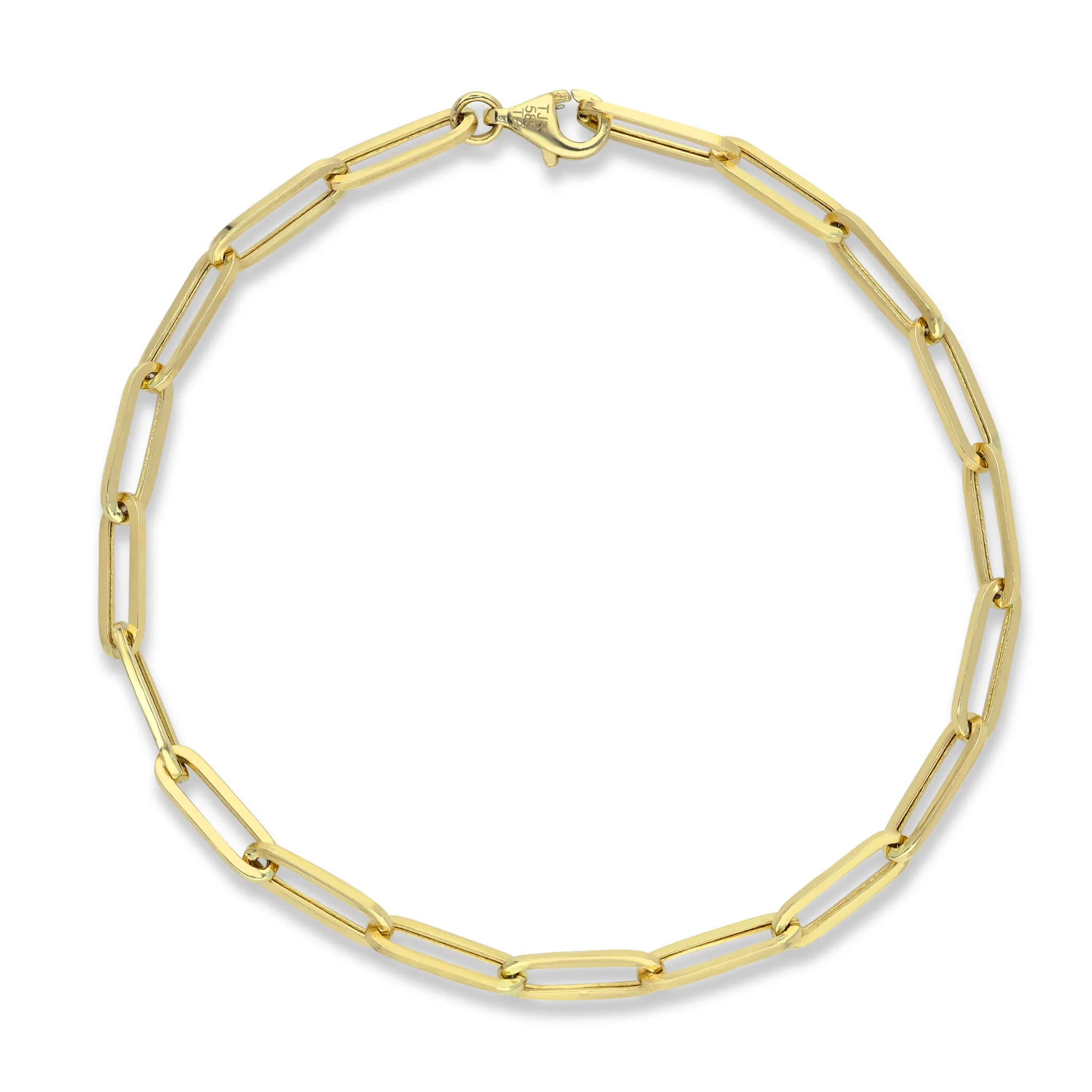 14K Yellow Gold "Rays of Light" Charm & Bracelet Set