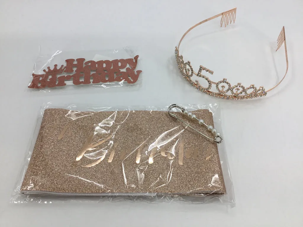5th Birthday Sash and Tiara