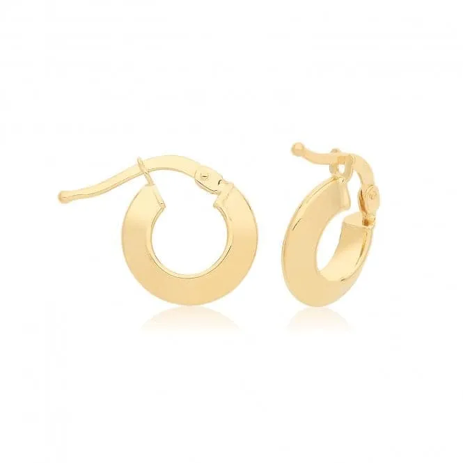 9ct Yellow Gold Hoop Earrings ER1202