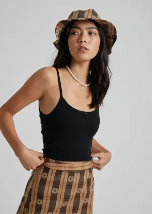 Afends Womens Sharona  - Singlet - Black