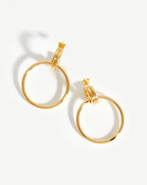 Ancien Chandelier Hoop Earrings | 18ct Gold Plated