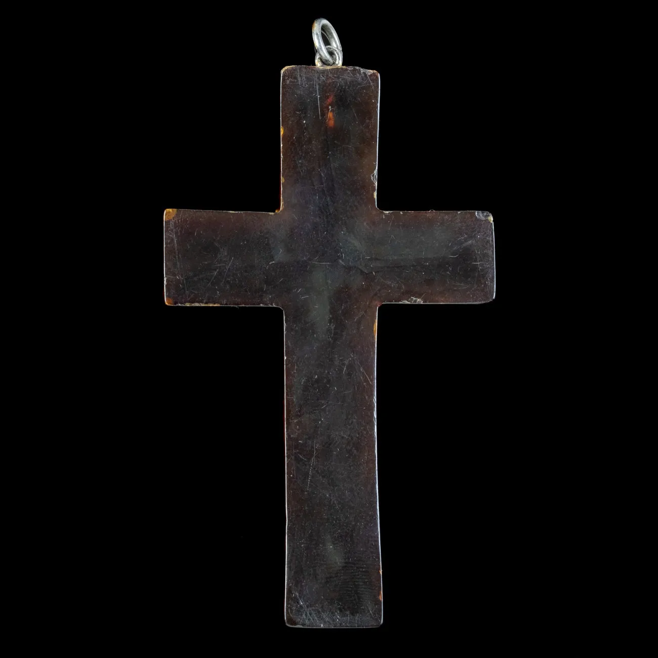 Antique Victorian Pique Cross Pendant