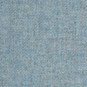 Baby Blue Twill Coral Tweed All Wool