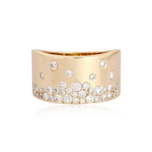 Beautiful Diamond Essence Dome Ring