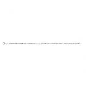 Beginnings Sterling Silver Twisted Chain Bracelet B4327