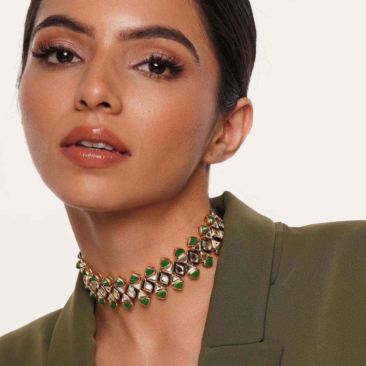 Begum Haute Evergreen Mughal Choker