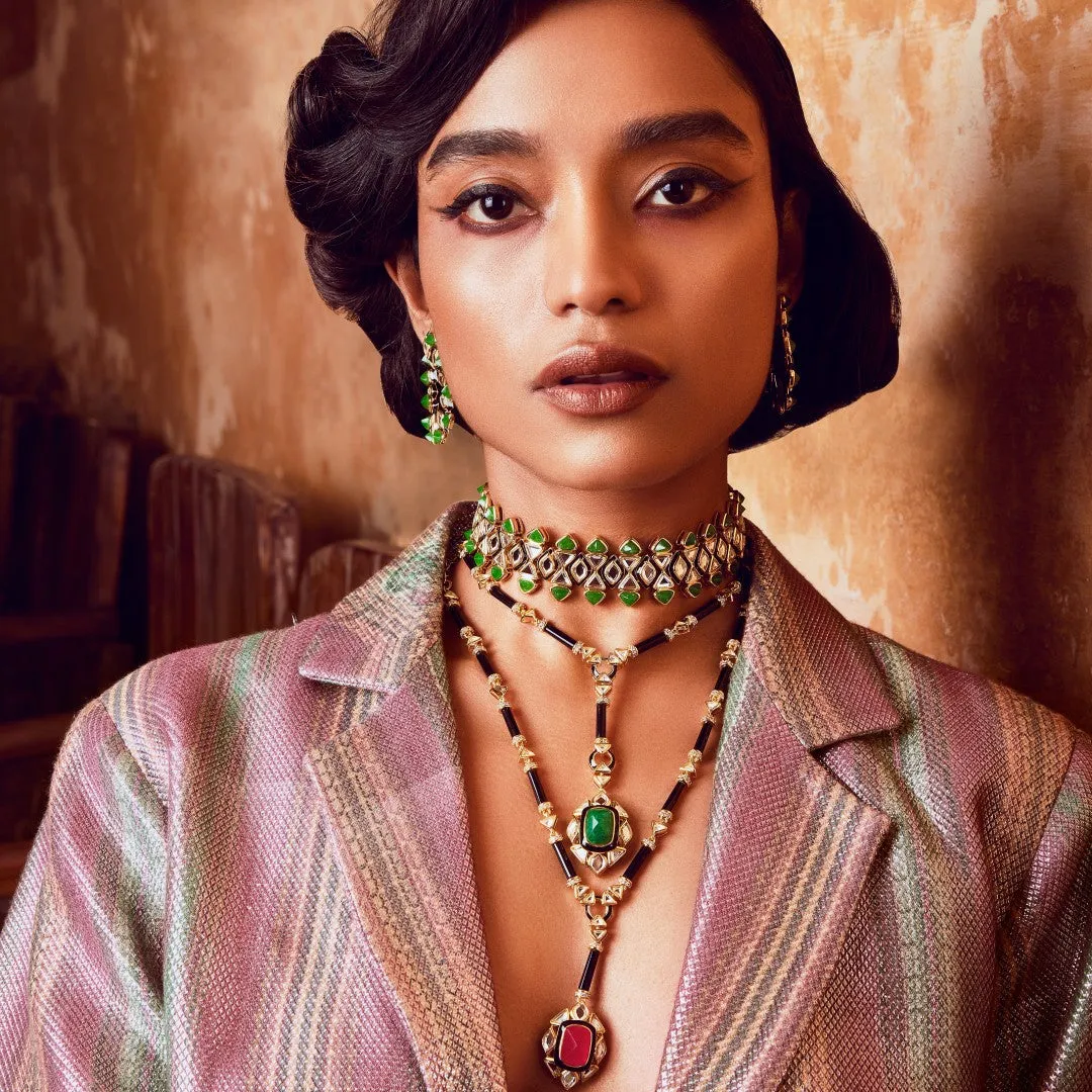 Begum Haute Evergreen Mughal Choker