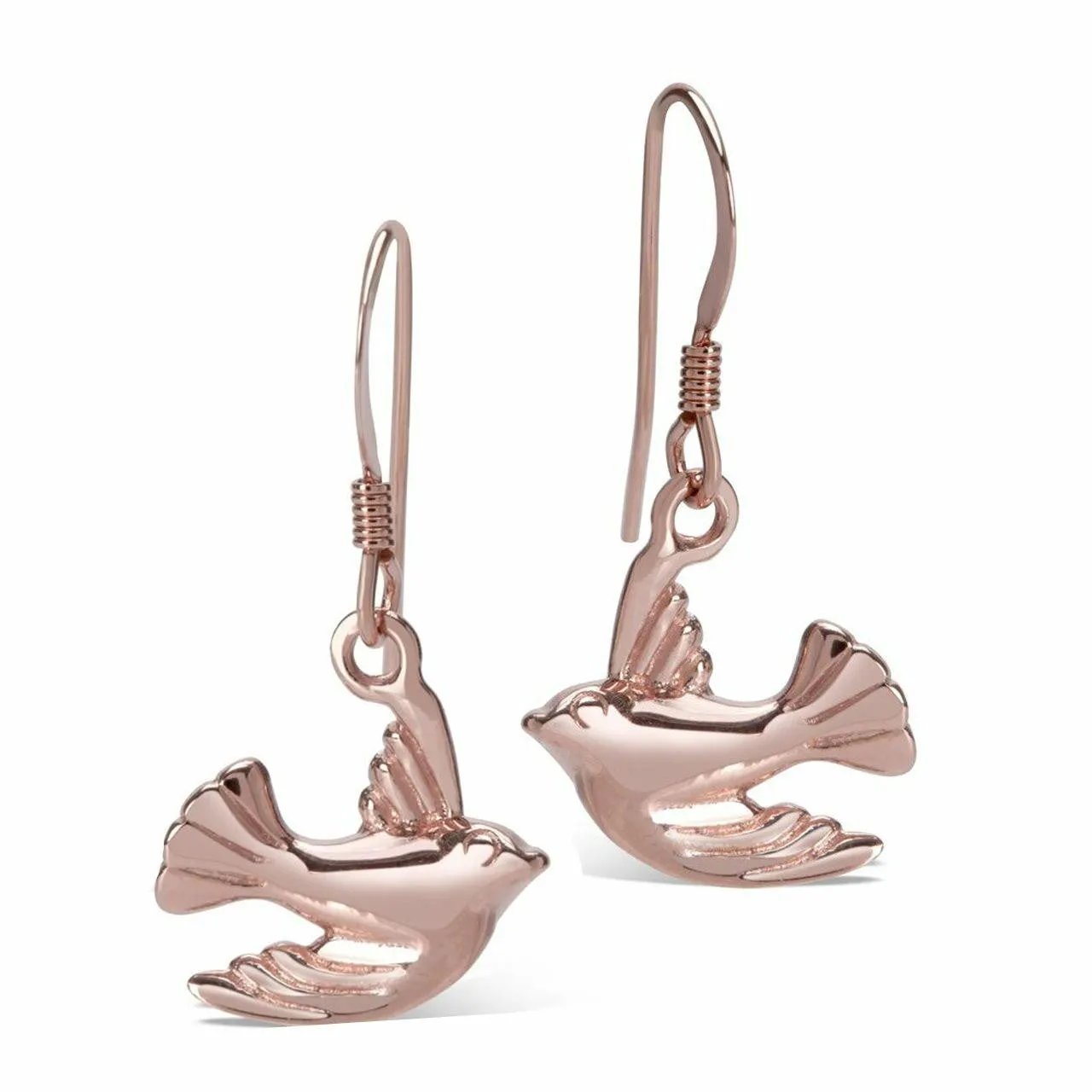 Bird Earrings | Rose Gold