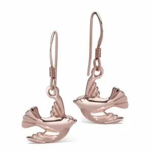 Bird Earrings | Rose Gold