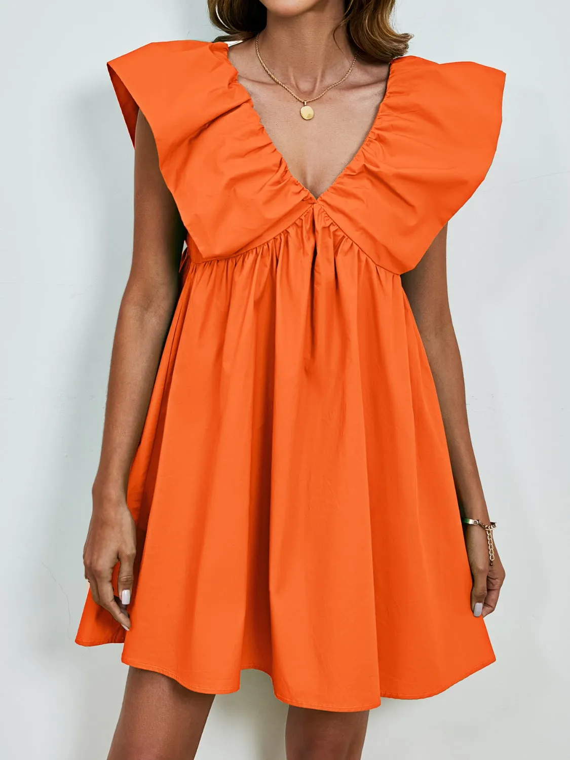 Cap Sleeve Mini Dress