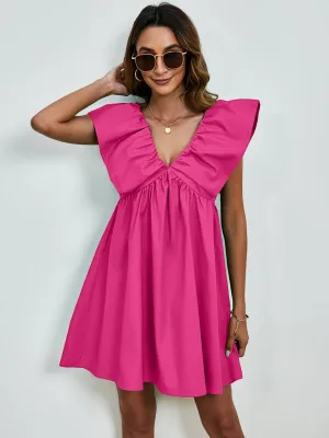Cap Sleeve Mini Dress