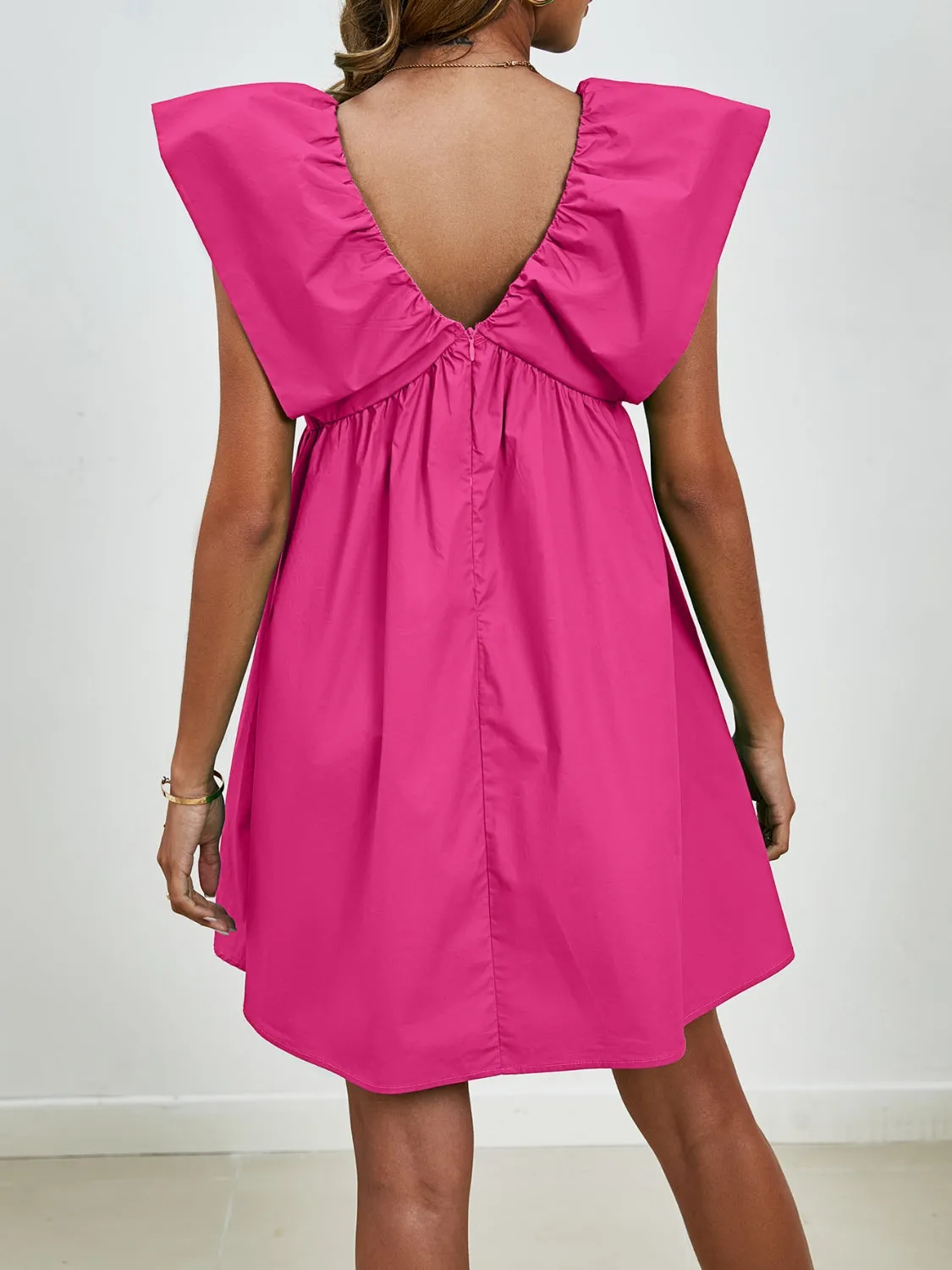 Cap Sleeve Mini Dress