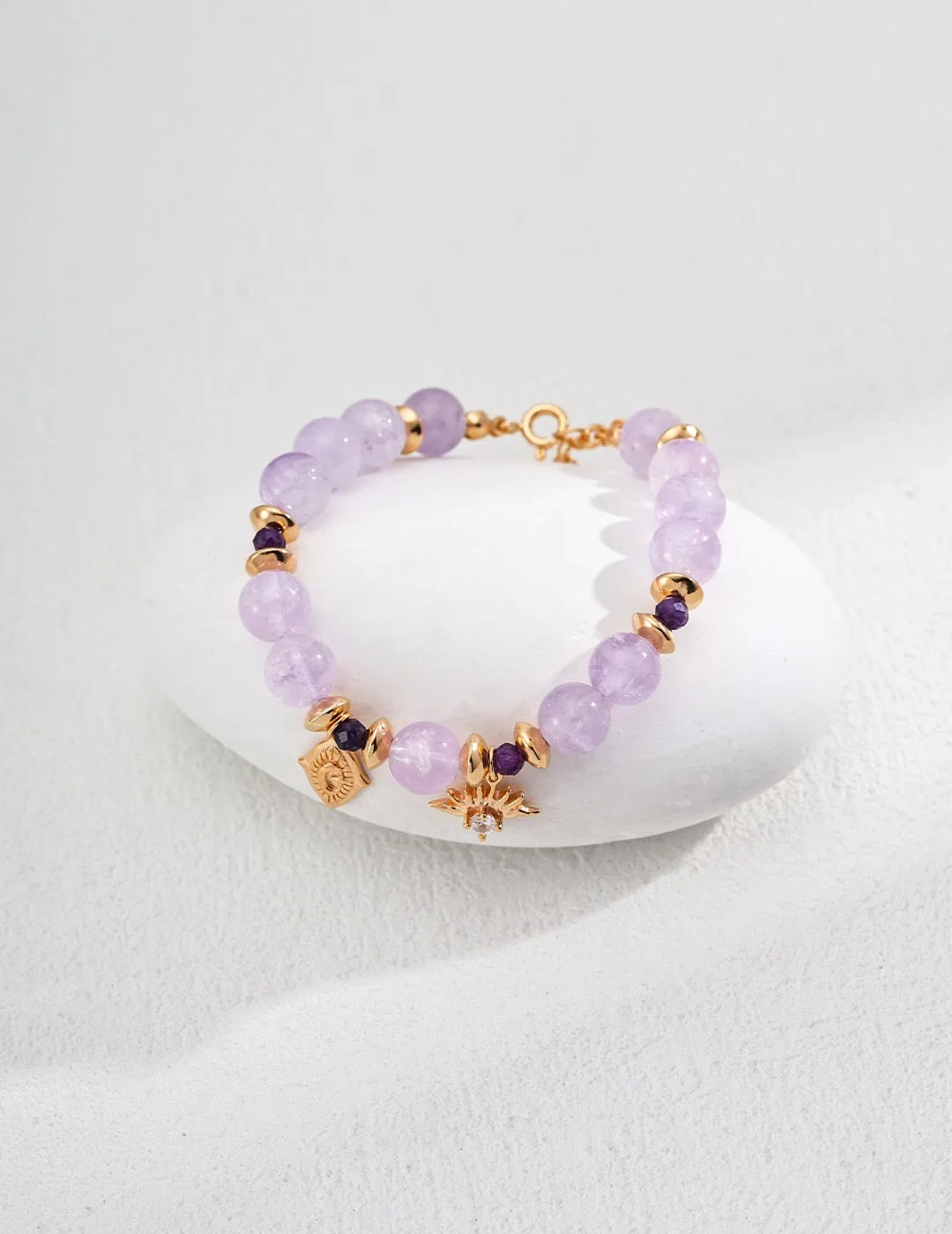 Celestial Amethyst Radiance Bracelet