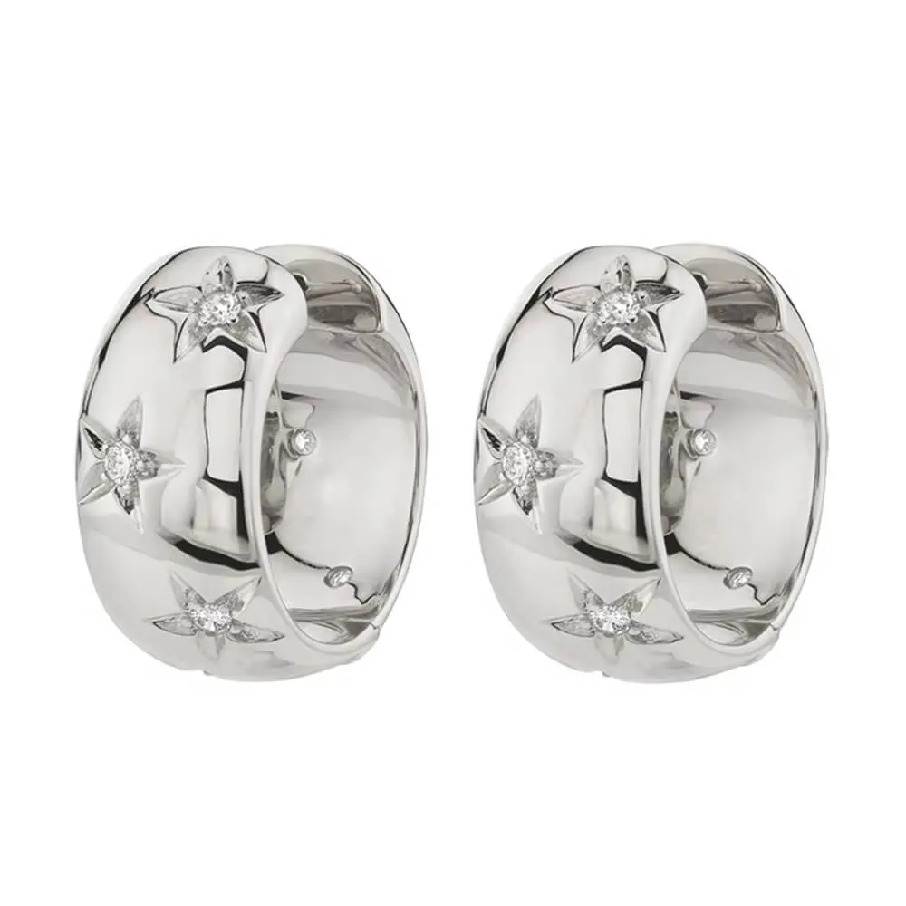 Celestial Magic Hoop Earrings