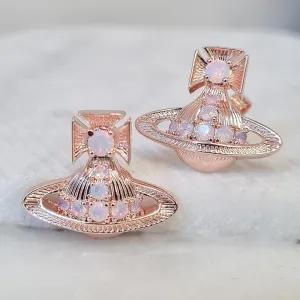 Chloris Bas Relief Earrings - Rose Gold - 62010251-02G259-SM