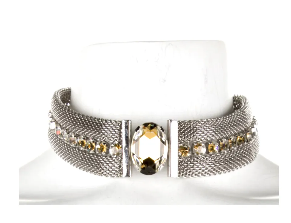 CHRISTIAN DIOR CRYSTAL CHOKER