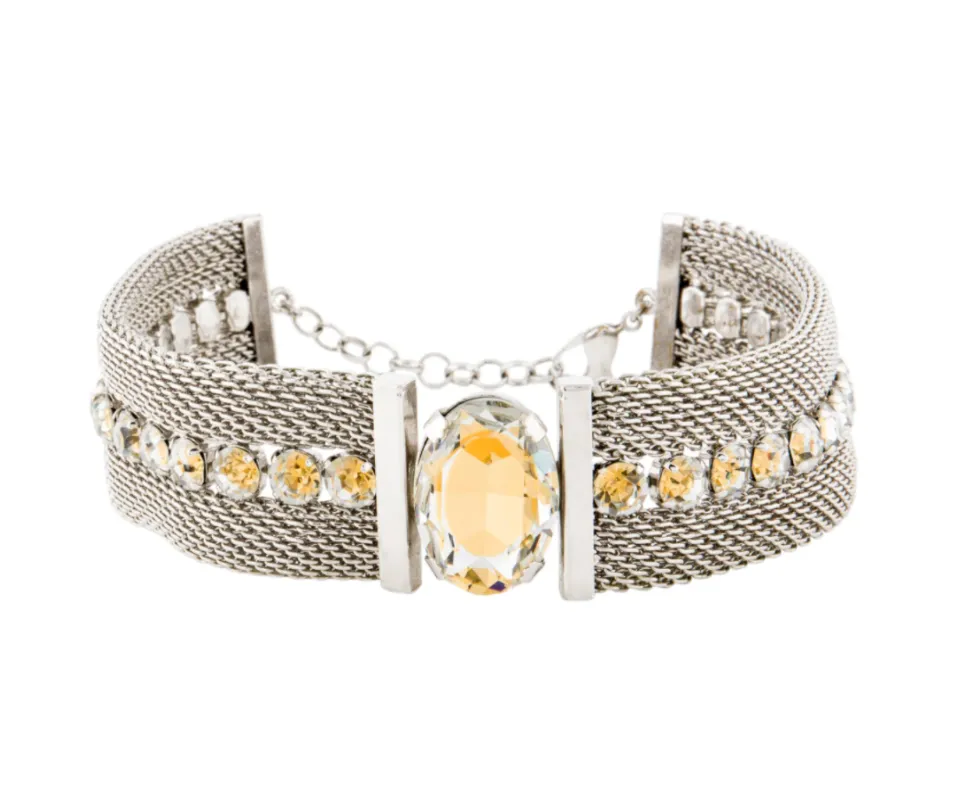 CHRISTIAN DIOR CRYSTAL CHOKER