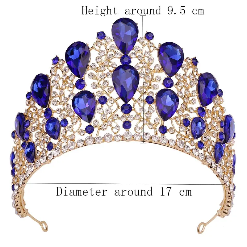 Classic Crystal Tiaras and Crowns Pageant Party Prom Wedding Hair Jewelry Accessory
