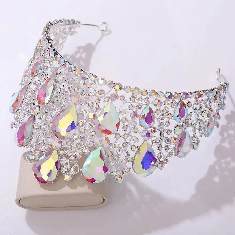 Classic Crystal Tiaras and Crowns Pageant Party Prom Wedding Hair Jewelry Accessory