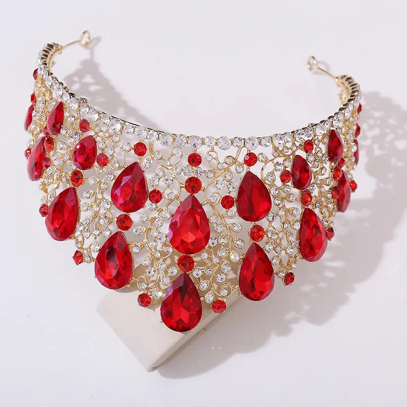 Classic Crystal Tiaras and Crowns Pageant Party Prom Wedding Hair Jewelry Accessory