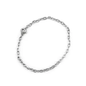 Coralie Silver with Cheval Links Bracelet For Women B4218