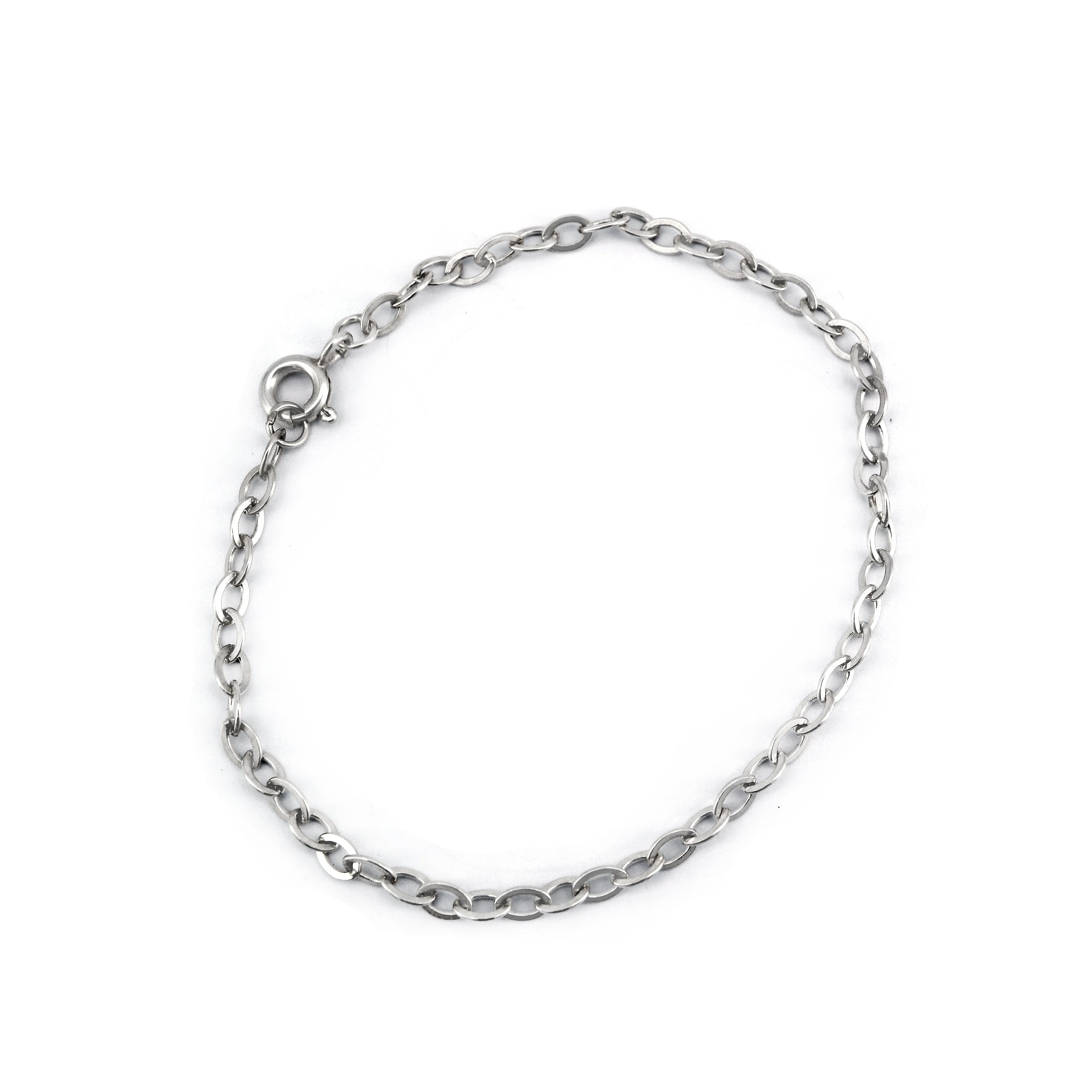 Coralie Silver with Cheval Links Bracelet For Women B4218