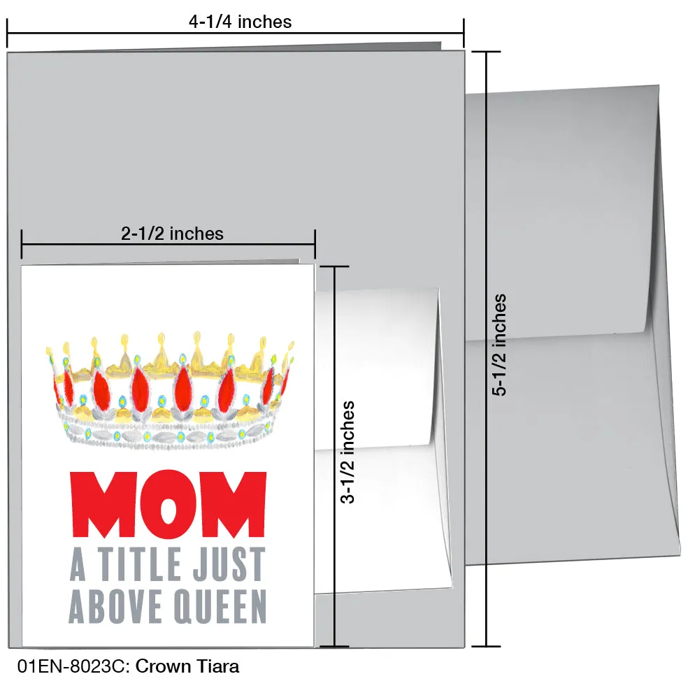 Crown Tiara, Greeting Card (8023C)