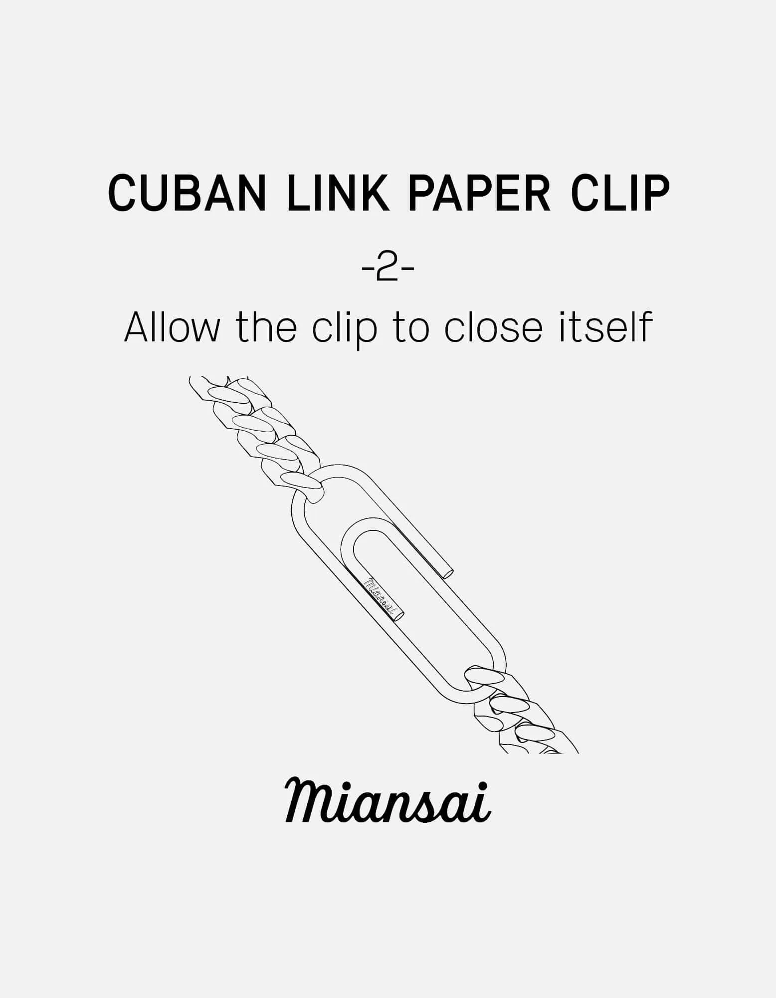 Cuban Link Paper Clip Bracelet, Sterling Silver