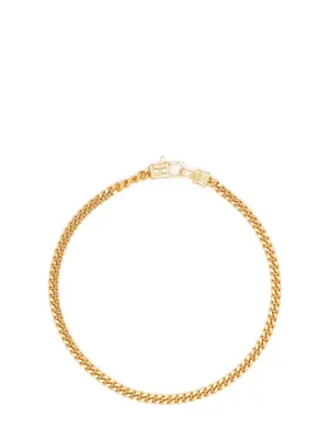 Curb Bracelet M Gold 925 Sterling