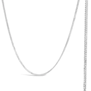 Curb Chain White Gold