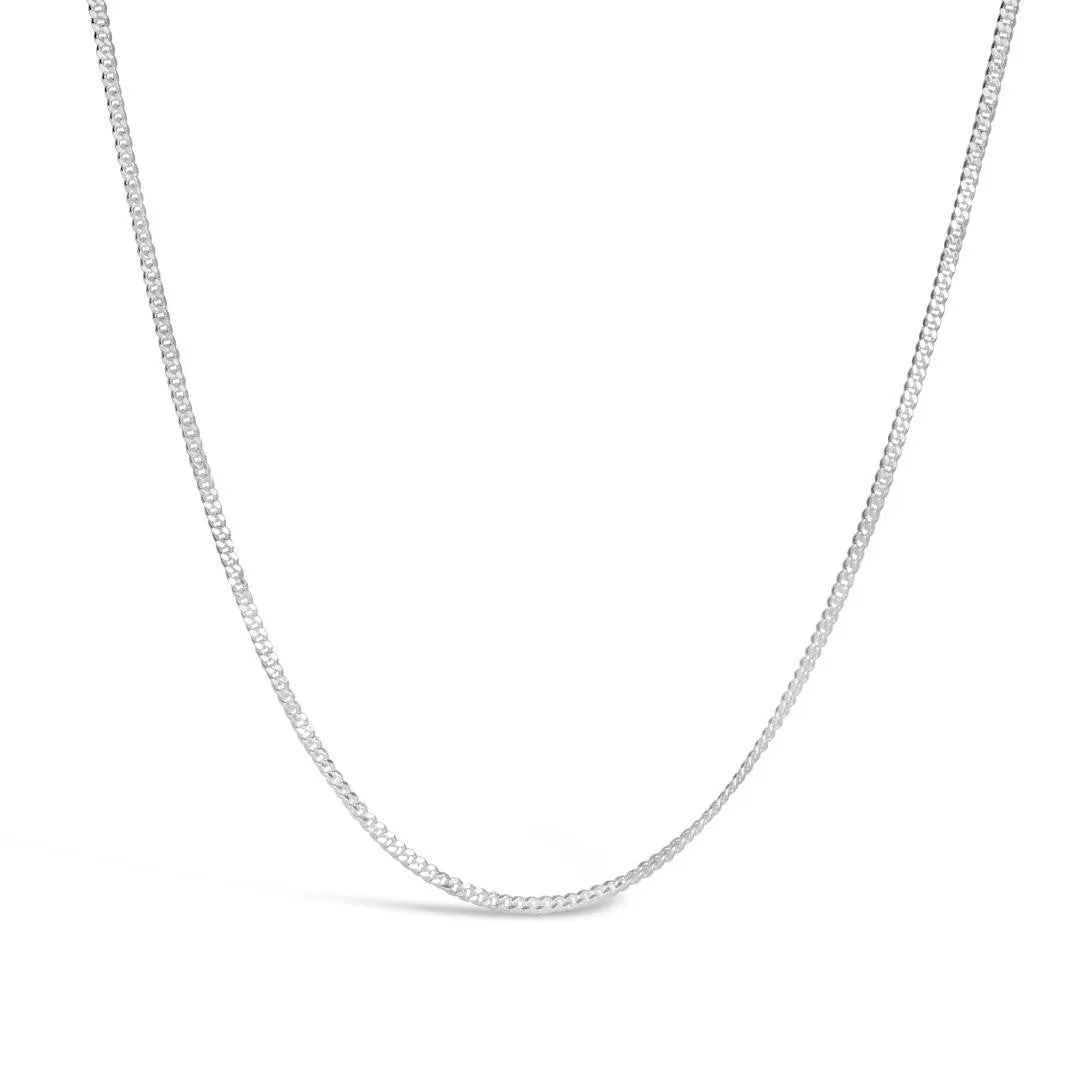 Curb Chain White Gold