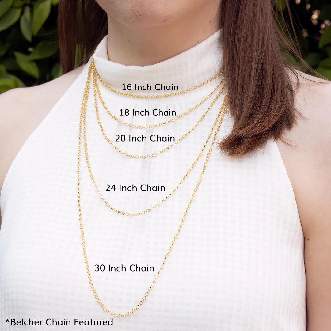 Curb Chain White Gold