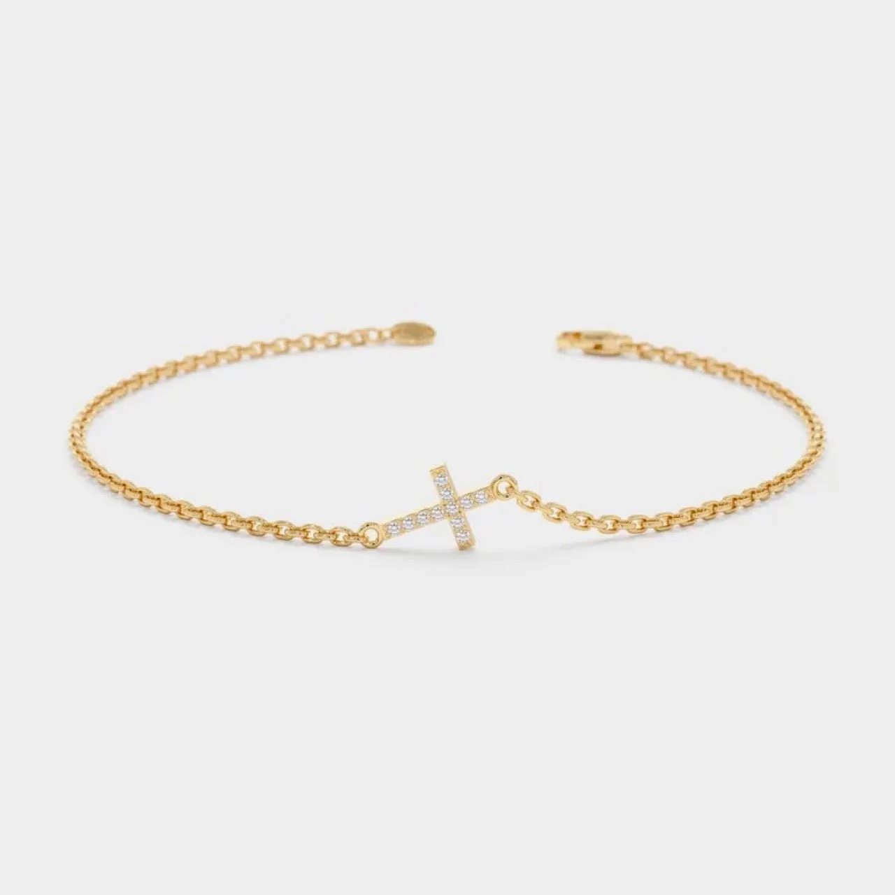 Dainty Cross Bracelet