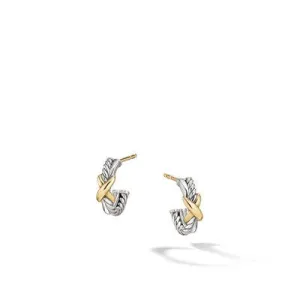 David Yurman Petite 'X' Mini Hoop Earrings