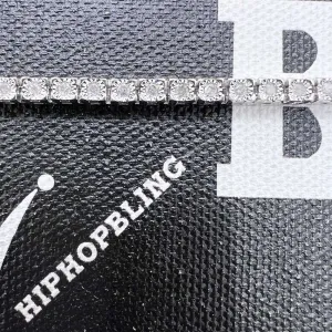 Diamond Tennis Bracelet Miracle Setting in .925 Sterling Silver