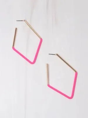 Dipped Diamond Earring Hot Pin