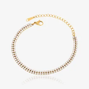 Double Tennis Bracelet