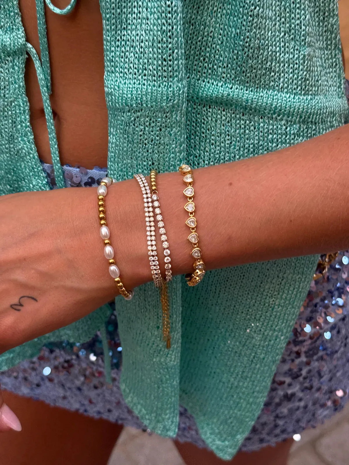 Double Tennis Bracelet