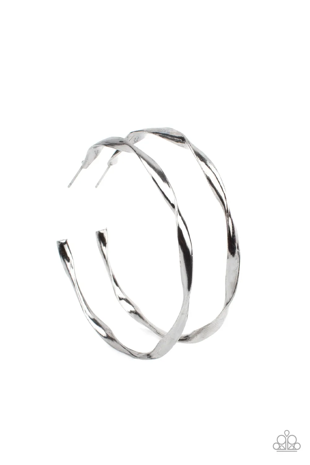 Earrings Radiantly Warped - Black E209