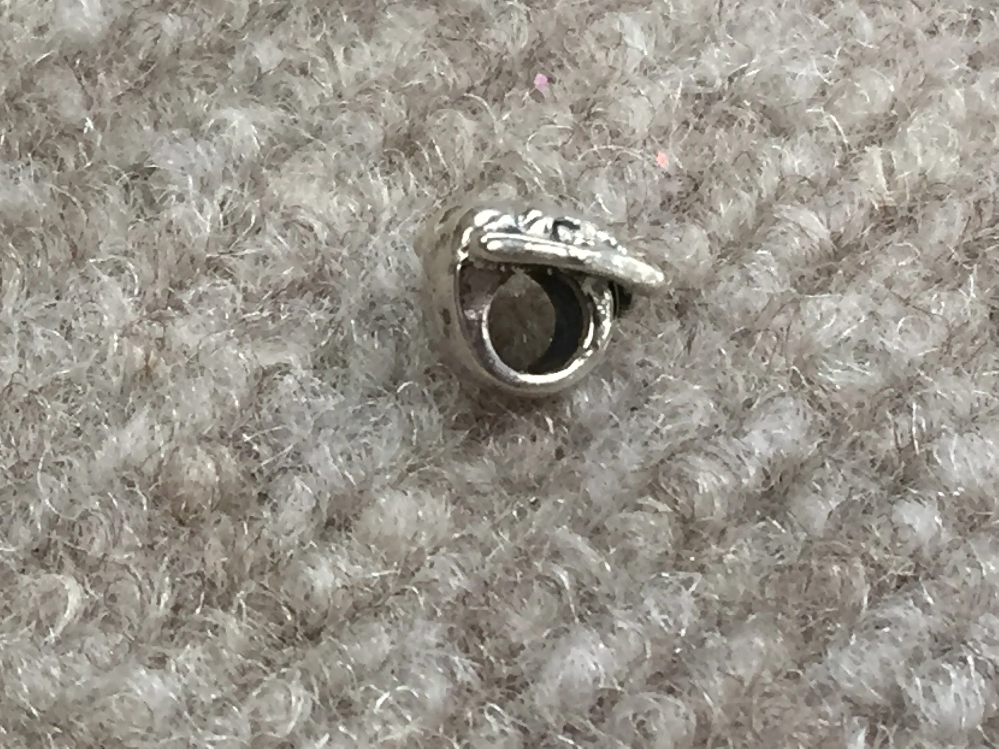 Elephant Silver Bead
