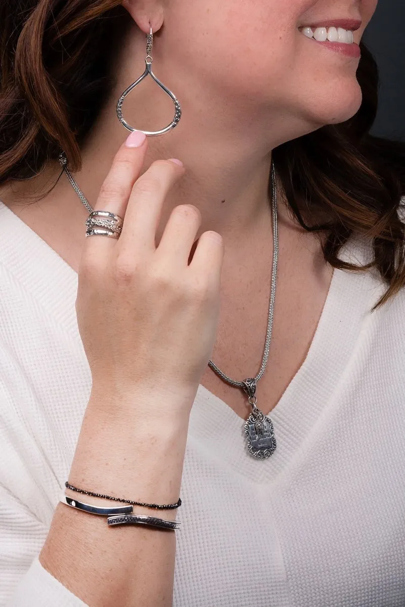 Eternal Blessings Bypass Bracelet™ in Hammered