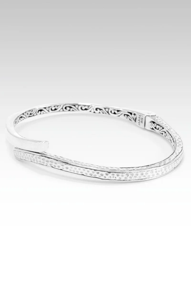 Eternal Blessings Bypass Bracelet™ in Hammered