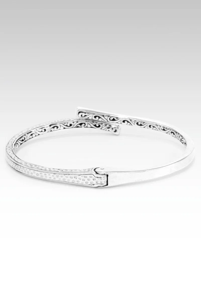 Eternal Blessings Bypass Bracelet™ in Hammered