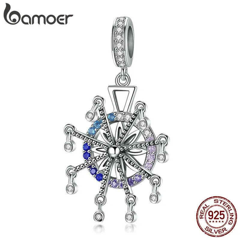 Ferris Wheel Pendant Colorful Cubic Zircon Charms