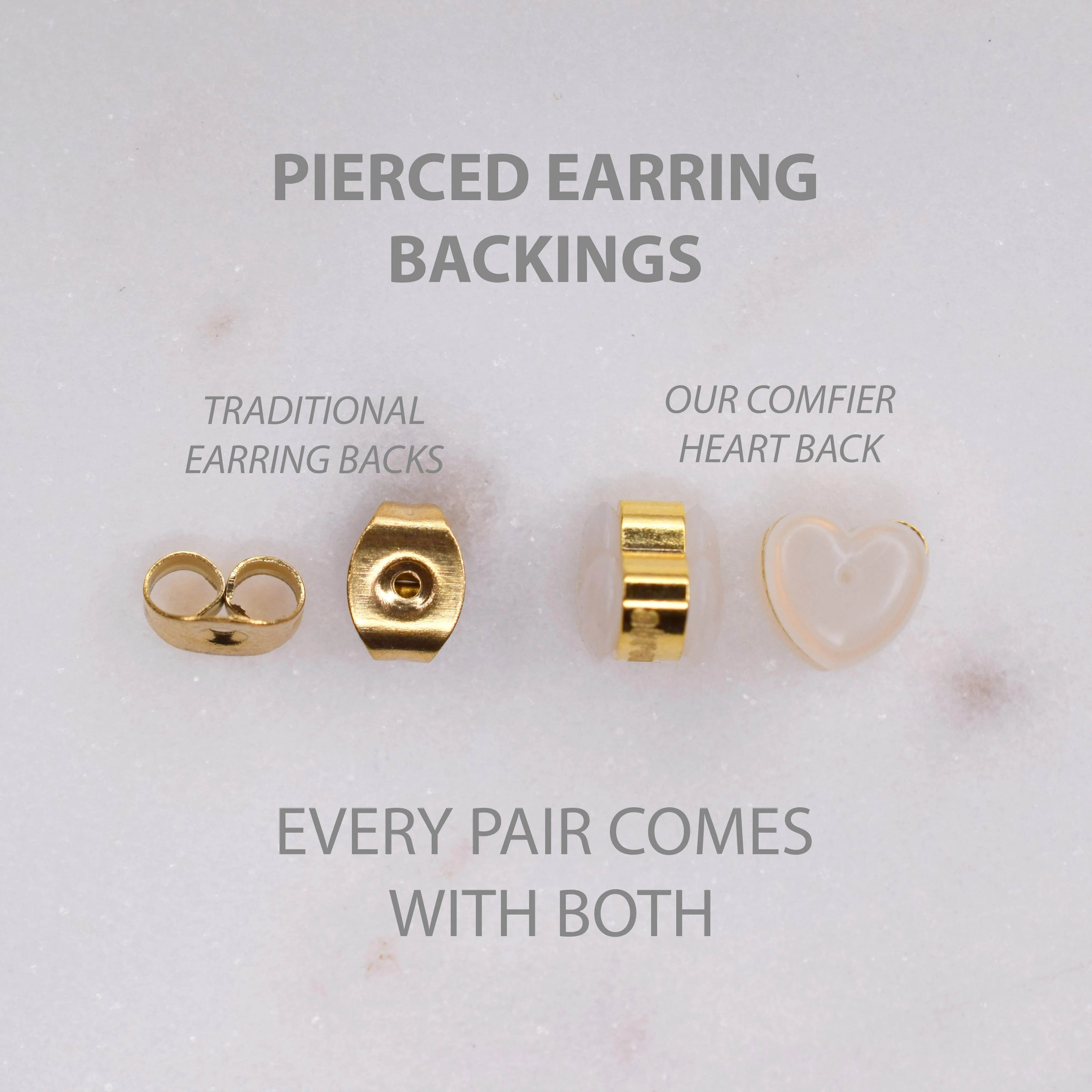 FLAT TWIST HOOP EARRINGS IN GOLD