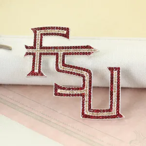 Florida State Crystal Logo Pin